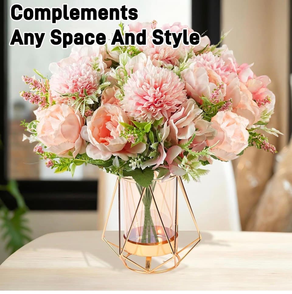 Roses in Gold Centrepiece