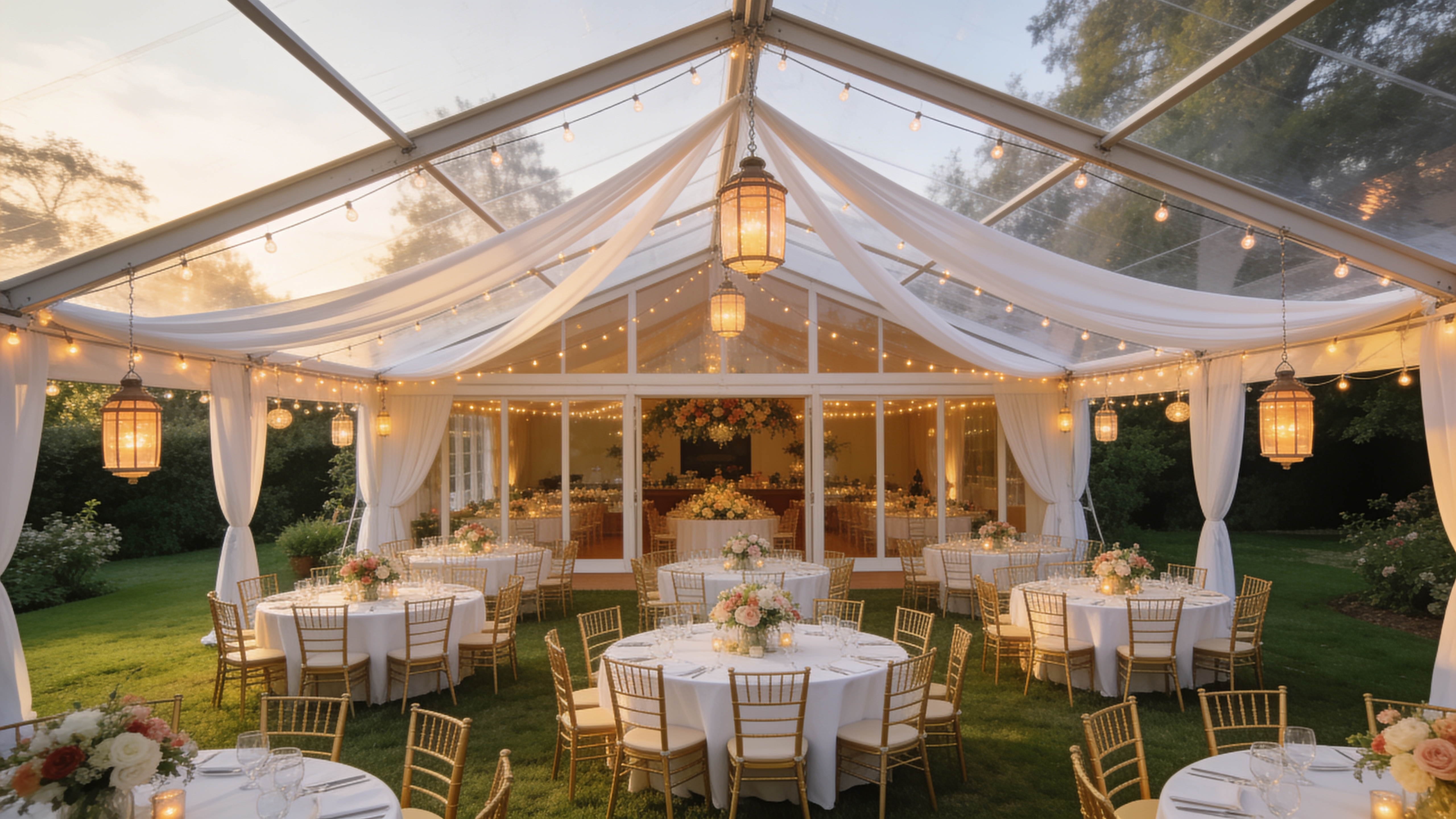 Garden marquee